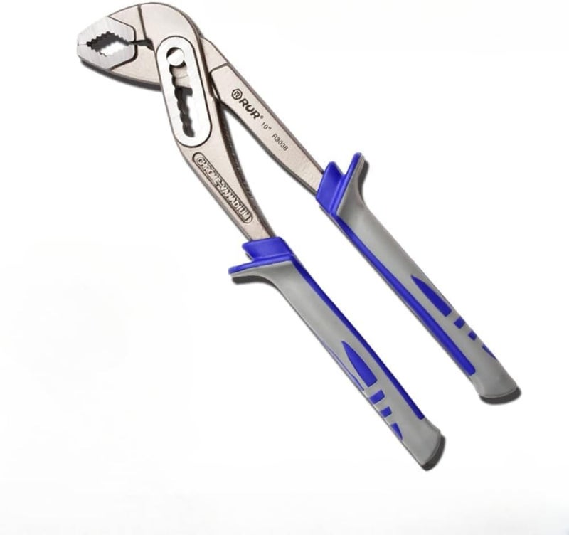 vomex 10-inch Tongue and Groove Pliers - Adjustable Plier,Quick Adjust&Release,V-Jaw Locks Pliers for Repairs,Gripping,Nuts,Pipes - Image 1